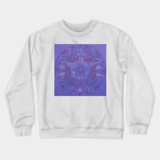 Crown chakra angel free-hand mandala Crewneck Sweatshirt